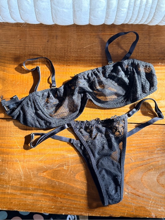 Gooseberry Intimates Other - Gooseberry intimates black lace set XS